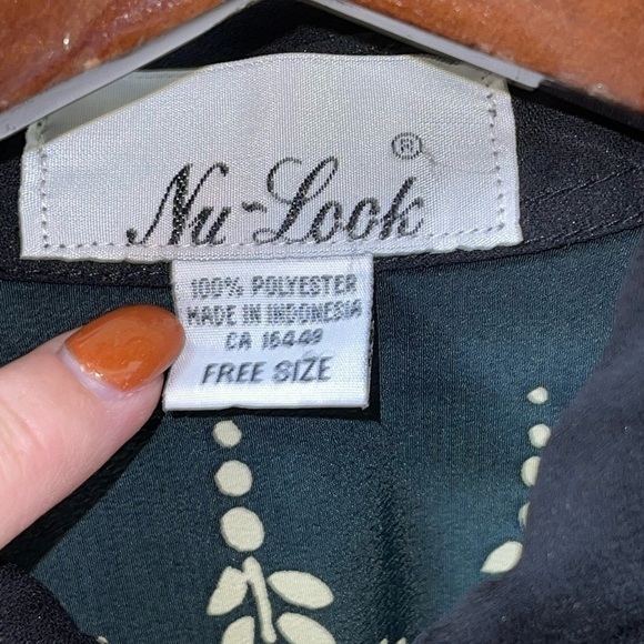 VINTAGE Nu-Look Beaded Blouse Size Free Size - Picture 5 of 5